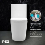 Vaso Sanitário Monobloco Pex Nero Produzido Em Cerâmica - Imagem 5