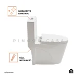 Vaso Sanitário Monobloco Painita pingoo.casa - Branco - Imagem 4