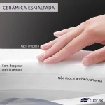 Vaso Sanitário Monobloco Completo – Caixa Acoplada Tubrax modelo Diamante Tubrax - Imagem 5