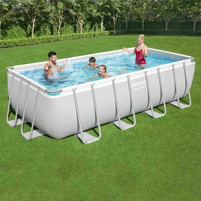 Piscina Estrutural 11532L Retangular + Escada + Filtro 127V - Imagem 5